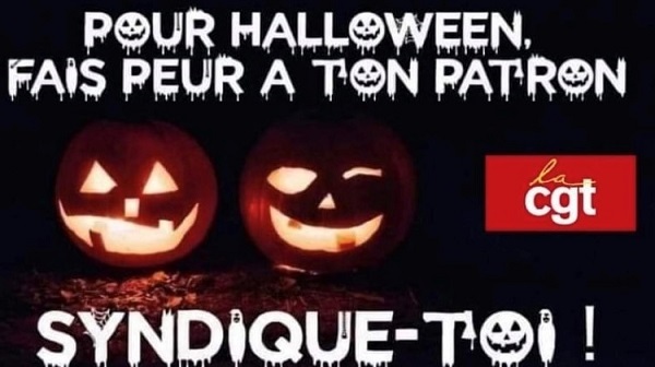 Pour Halloween fais peur à Noel : Syndique-toi !