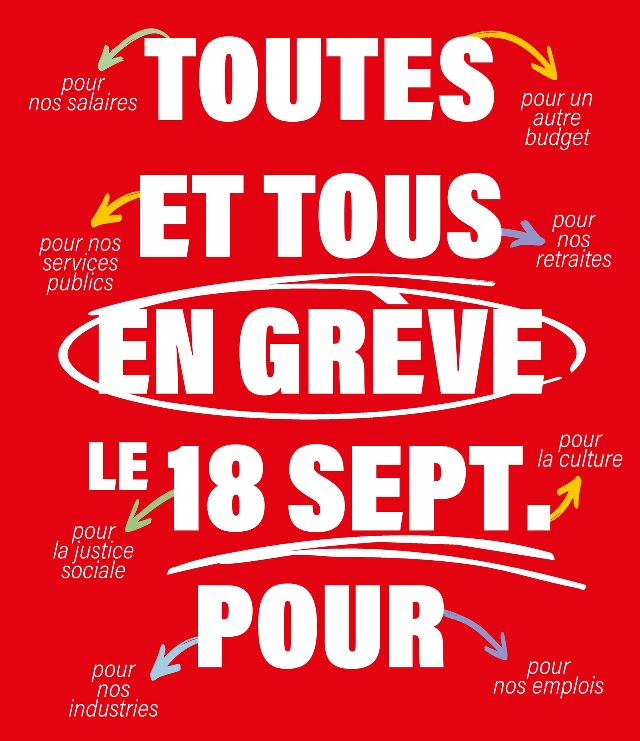 Rassemblement le 18 septembre